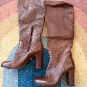 Aldo Leather Heeled Boots